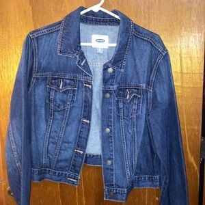 Womens cropped denim jacket